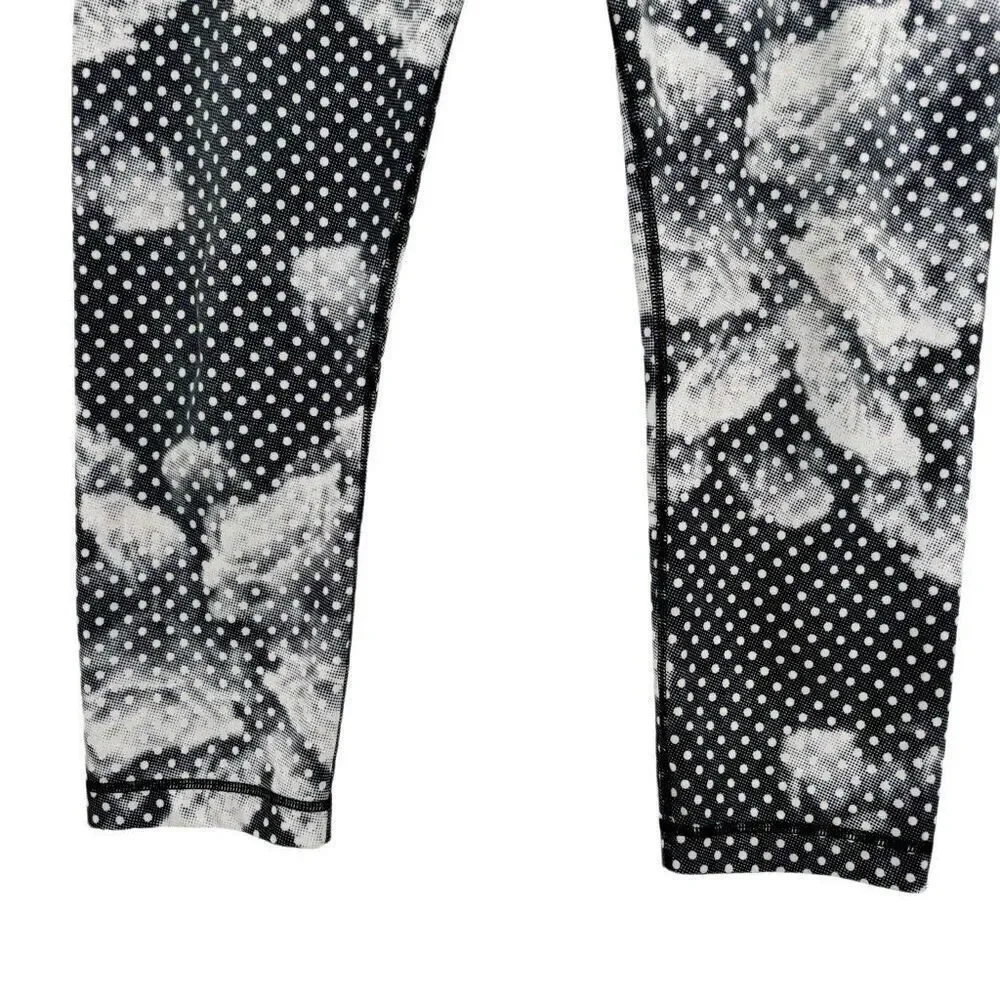 Lululemon Wunder Under Crop Il Dottie‎ Dream Rose Neutral Blush Size 10